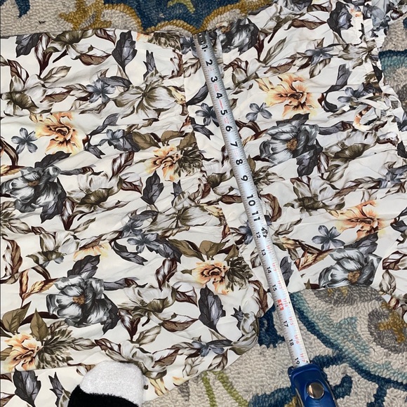 ❤️ Women’s NWT Sz 0 TORRID Tea Length Wash Challis Off Shoulder Peasant Dress - Picture 9 of 12